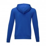 Sudadera de capucha de algodón hombre 240 g/m2 Elevate Essentials color azul segunda vista trasera