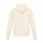 Sudadera unisex con tejido de punto y capucha 300 g/m2 Elevate Life color arena segunda vista trasera