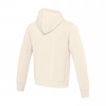 Sudadera unisex con tejido de punto y capucha 300 g/m2 Elevate Life color arena tercera vista trasera