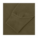 Sudadera unisex con tejido de punto y capucha 300 g/m2 Elevate Life color verde oliva vista detalle 1