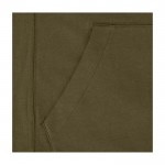 Sudadera unisex con tejido de punto y capucha 300 g/m2 Elevate Life color verde oliva vista detalle 2