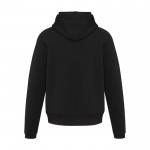 Sudadera deportiva unisex con elasticidad integrada 350 g/m2 Elevate Life color negro segunda vista trasera
