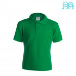 Polo para niños promocional algodón color verde