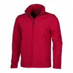 Chaquetas soft shell para empresas 400 g/m2 color rojo