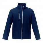 Chaqueta softshell publicitaria color azul marino