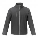 Chaqueta softshell personalizada color gris oscuro