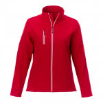 Chaquetas soft shell poliéster mujer personalizable color rojo