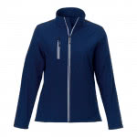 Chaquetas mujer softshell impresas color azul marino