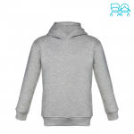 Sudadera infantil para personalizar color gris