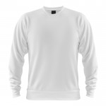 Sudadera técnica impresa color blanco