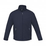 Chaqueta de hombre de nylon 320T y poliéster 60 g/m2 Elevate Life color azul marino segunda vista frontal