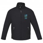 Chaqueta de hombre de nylon 320T y poliéster 60 g/m2 Elevate Life color negro vista principal