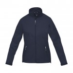 Chaqueta de mujer de nylon 320T y poliéster 60 g/m2 Elevate Life color azul marino segunda vista frontal