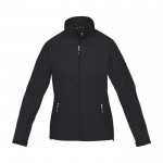 Chaqueta de mujer de nylon 320T y poliéster 60 g/m2 Elevate Life color negro segunda vista frontal