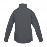 Chaqueta de mujer de nylon 320T y poliéster 60 g/m2 Elevate Life color gris oscuro segunda vista trasera