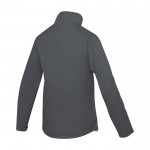 Chaqueta de mujer de nylon 320T y poliéster 60 g/m2 Elevate Life color gris oscuro tercera vista trasera