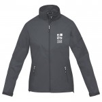 Chaqueta de mujer de nylon 320T y poliéster 60 g/m2 Elevate Life color gris oscuro vista principal