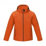 Chaqueta de poliéster para hombre 250 g/m2 Elevate Essentials color naranja segunda vista frontal