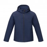 Chaqueta de poliéster para hombre 250 g/m2 Elevate Essentials color azul marino segunda vista frontal