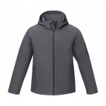 Chaqueta de poliéster para hombre 250 g/m2 Elevate Essentials color gris oscuro segunda vista frontal