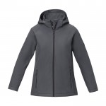 Chaqueta de poliéster para mujer 250 g/m2 Elevate Essentials color gris oscuro segunda vista frontal