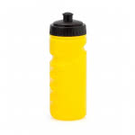 Botella plástico con logo amarillo