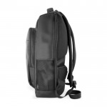 Mochila impermeable antirrobo de poliéster reciclado vista lateral