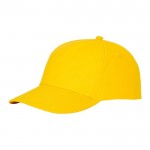 Gorras con logotipo algodón 175 g/m2 color amarillo