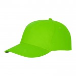 Gorras con logotipo algodón 175 g/m2 color verde lima