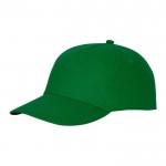 Gorras con logotipo algodón 175 g/m2 color verde oscuro
