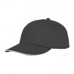 Gorra de algodón personalizada 175 g/m2 color gris oscuro