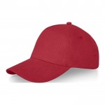 Gorras promocionales algodón 260 g/m2 color rojo