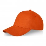 Gorras promocionales algodón 260 g/m2 color naranja