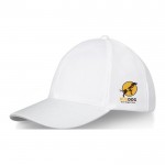 Gorra de algodón personalizada color blanco