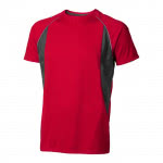 Camisetas transpirables personalizadas color rojo