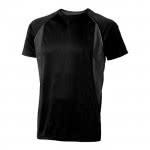 Camisetas running personalizadas color negro