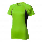 Camiseta mujer deporte publicitaria color verde