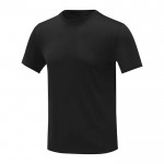 Camiseta de poliéster 105 g/m2 color negro