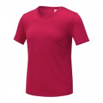 Camiseta de poliéster mujer 105 g/m2 color rojo