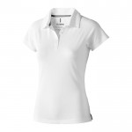 Polo técnico para mujer 220 g/m2 color blanco