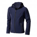 Chaqueta softshell impermeable para propaganda color azul marino