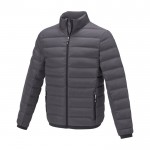 Chaqueta de plumón para hombre en poliéster 164 g/m2 Elevate Life color gris oscuro