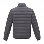 Chaqueta de plumón para hombre en poliéster 164 g/m2 Elevate Life color gris oscuro segunda vista trasera