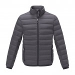 Chaqueta de plumón para hombre en poliéster 164 g/m2 Elevate Life color gris oscuro segunda vista frontal