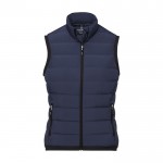 Chaleco de plumón para mujer de poliéster 164 g/m2 Elevate Life color azul marino segunda vista frontal