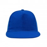 Gorra de algodón de 5 paneles y poliéster con cierre de velcro tercera vista