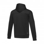 Chaqueta de poliéster deportiva para hombre 245 g/m2 Elevate Life color negro tercera vista trasera