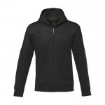 Chaqueta de poliéster deportiva para hombre 245 g/m2 Elevate Life color negro segunda vista frontal