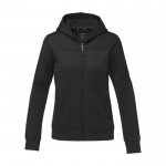 Chaqueta de poliéster deportiva para mujer 245 g/m2 Elevate Life color negro segunda vista frontal