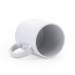 Taza de cerámica perfecta para personalización de 370ml color blanco vista detalle 1